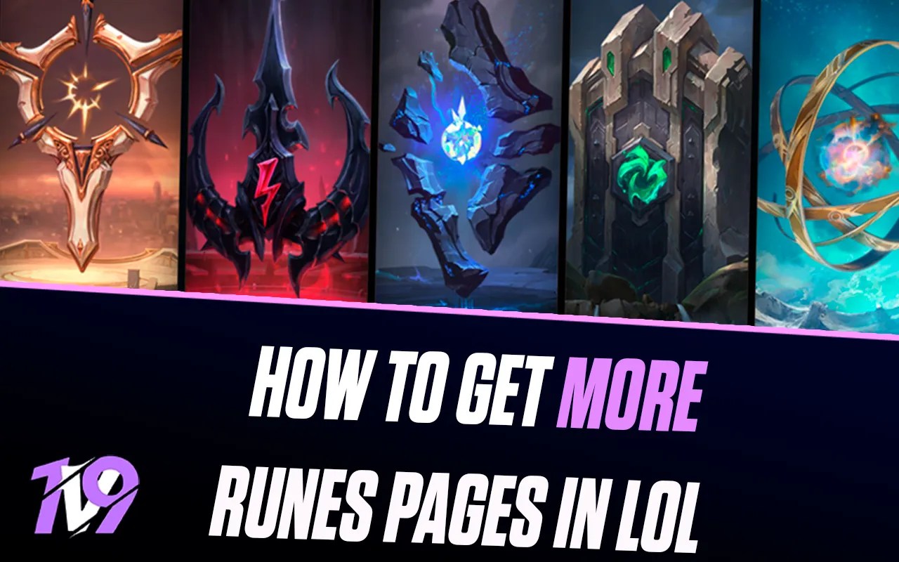 How to Get More Rune Pages In League of Legends 1v9